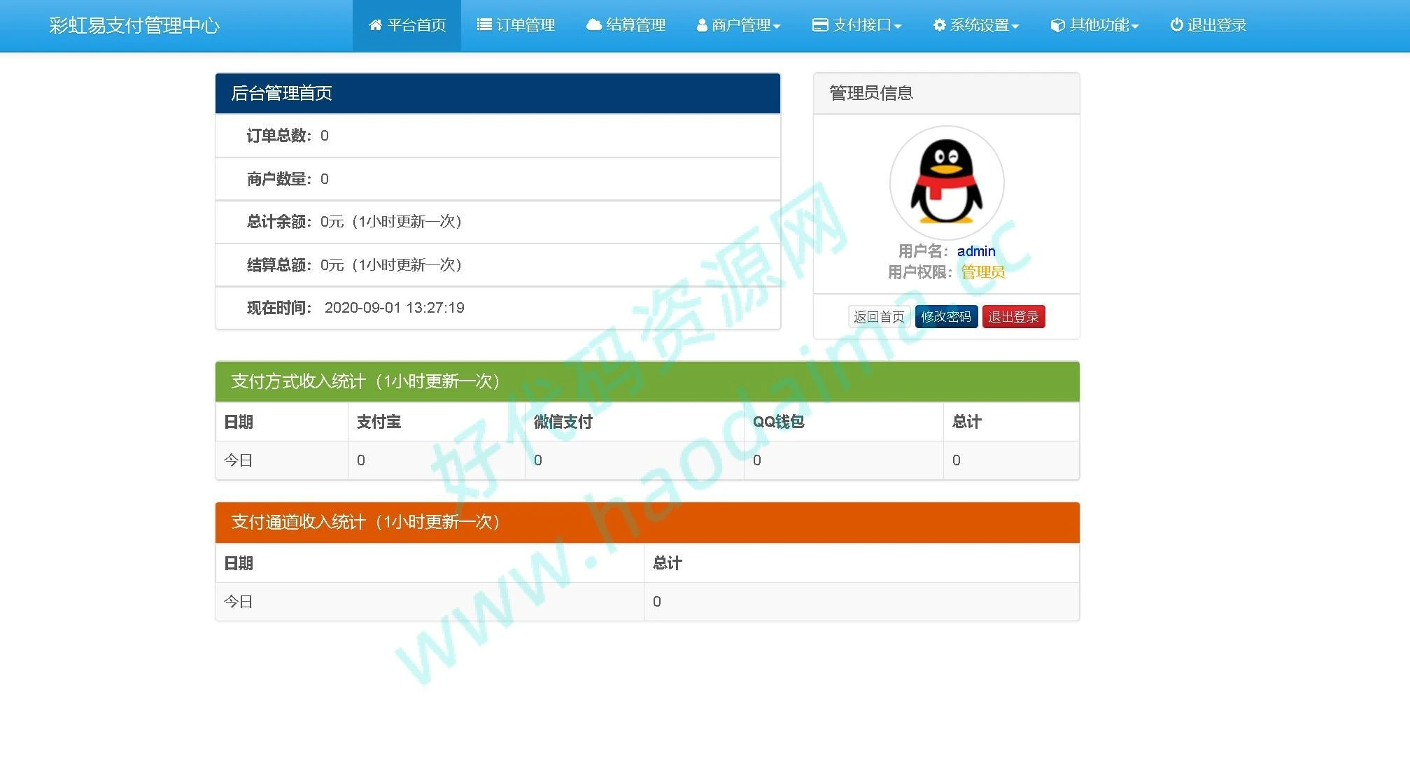 彩虹易支付v5.5全开源码,带教程